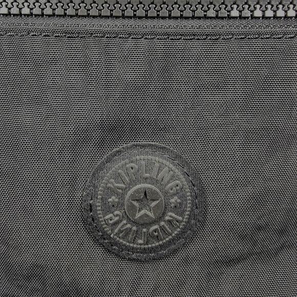 KIPLING WOMEN'S BLACK ALVAR NYLON CROSSBODY BAG – WATER RESISTANT - NO CHARM - Picture 8 of 14